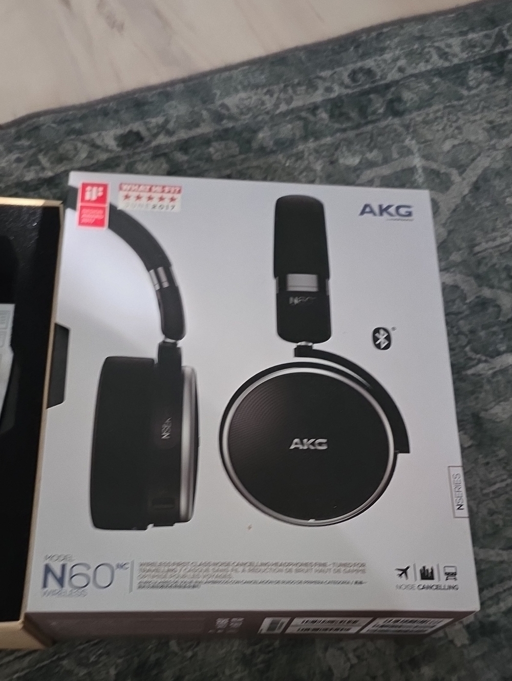 AKG N60 NC Wireless Over-Ear Headphones - Black